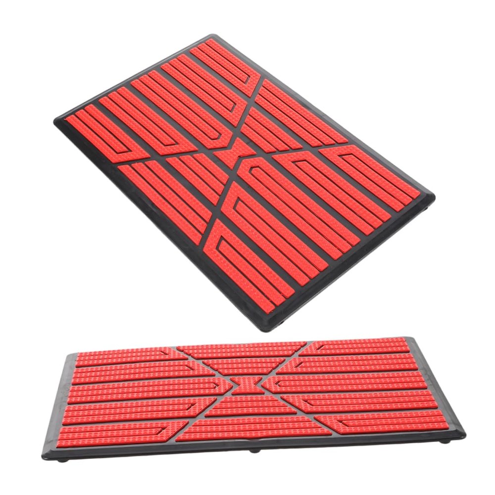 PRETYZOOM 2pcs Car Pedal Repair Patch Foot Pedal Mat for Automotive Carpet High Wear Resistance Easy Installation Compatible Various Vehicle Models