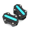 Cnaloo12 Universal 22mm/25mm/28mm Motorcycle Drop Guard Bumper Block, Bumper Bar Frame Slider Decorative Protection, Blue Bumper Crash Bar Guard, Frame Crash Falling Protection view 1