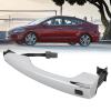 Outside Door Handle, Front Left Driver Side, Smart Key Replacement, for Sedan 4 Door Primed, with Manufacturer Part Number 82651 F2200, 82651F2200 view 2