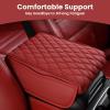 LZGBMNB Car Center Console Pad for Land Rover Range Rover Sport 2022 2023 2024 2025, Leather Center Console Armrest Protector Cover with 2 Storage Bags, Car Accessories,Black view 2