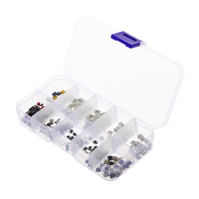 Zerodeko Momentary Push Button Switch 200pcs Car Parts Car Fob Key Replacement Remote Metal Silent