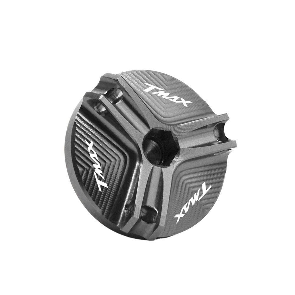 YURUNDIANZI Compatible with TMAX560 TMAX 530 500 560 TMax530 SX DX TECH MAX Motorcycle Brake Fluid Reservoir Cap Filler Cap Accessories(EP Titanium)
