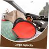 PENIKOKO 2pcs Oxford CD/DVD Storage Case Organizer for Car and Home Portable Zipper Disc Holder Pouch Travel-Friendly CD Bag Large Capacity Disc Organizer view 3