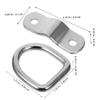 PRETYZOOM 2sets Heavy Duty d Ring Tie Down Anchors High Load Capacity Versatile for Truck Bed Trailer Boat and Utility Vehicles view 2