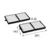 Air conditioning filter element 600-181-9418 4I-8675 185-8154 XYohykai Fits for CAT E320C E325C for Komatsu PC200-7 PC210-7 PC650-7 PC750-7 PC800-7 PC1250-7 view 2