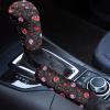 HUISEFOR Ladybug Car Handbrake Cover for Women Soft Car Shift Knob Cover Set of 2 Pack Elastic Auto Interior Accessories Universal Fit Vehicle Sedan SUV Truck 2025 view 1