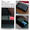 Unomor 2pcs up Telescopic Car Storage Box Suv Organizers for Trunk Dashboard Coin Holder Car Interior Organizer Fixed Storage Container Accessories view 3