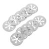 Unomor 10pcs Car Heat Shield Fixing Clips Sturdy Metal Washers for Thermal Insulation Fastening Automotive and Industrial Applications view 1