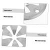Unomor 10pcs Car Heat Shield Fixing Clips Sturdy Metal Washers for Thermal Insulation Fastening Automotive and Industrial Applications view 3