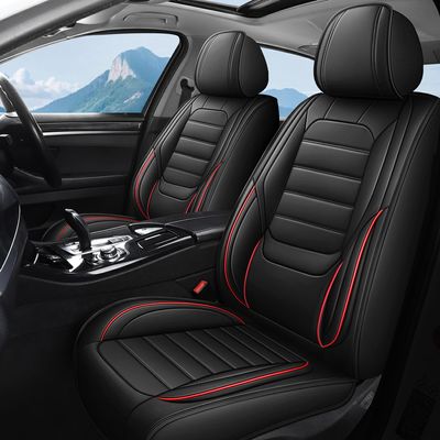 Leather Car Seat Covers for Honda Pilot 2003-2025 2026, Full Set 5 Seats
