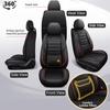 Leather Car Seat Covers for Honda Pilot 2003-2025 2026, Full Set 5 Seats view 4
