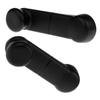 Unomor 2 Pcs Lifter Handle Rotating Car Phone Holder Mirror Mount Car Trunk Organizer Window Crank Handle Replacement Automotive Interior Door Handles Rear Air Vent Actuator Abs Black view 1