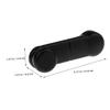 Unomor 2 Pcs Lifter Handle Rotating Car Phone Holder Mirror Mount Car Trunk Organizer Window Crank Handle Replacement Automotive Interior Door Handles Rear Air Vent Actuator Abs Black view 2