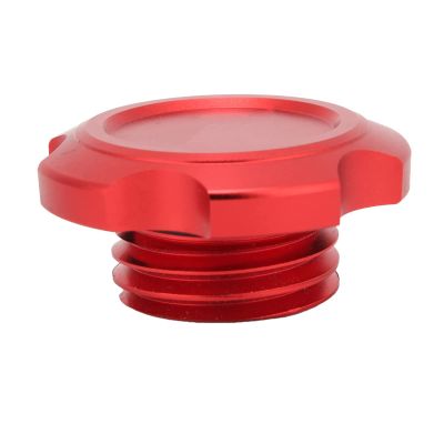 Oil Filler Cap Stylish Red Aluminum Alloy for STi GC GD GF Fit for GG GE GH, and Oil Leakage, 1 X Oil Filler Cap for Car Enthusiasts