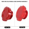 Oil Filler Cap Stylish Red Aluminum Alloy for STi GC GD GF Fit for GG GE GH, and Oil Leakage, 1 X Oil Filler Cap for Car Enthusiasts view 2
