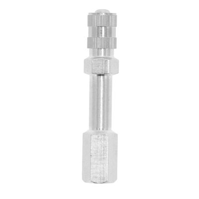 HEROFFIX 1Set 50mm Tire Valve Extension with Dust-Resist Cap Universal Nickel Plated 180 Degree Tyre Valve Stem Extender for Car Motorcycle RV Truck Bike