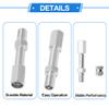 HEROFFIX 1Set 50mm Tire Valve Extension with Dust-Resist Cap Universal Nickel Plated 180 Degree Tyre Valve Stem Extender for Car Motorcycle RV Truck Bike view 4