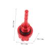 GLEAVI 125cc Aluminum Alloy Motorcycle Oil for Accurate Oil Level Gauge Easy Install view 2