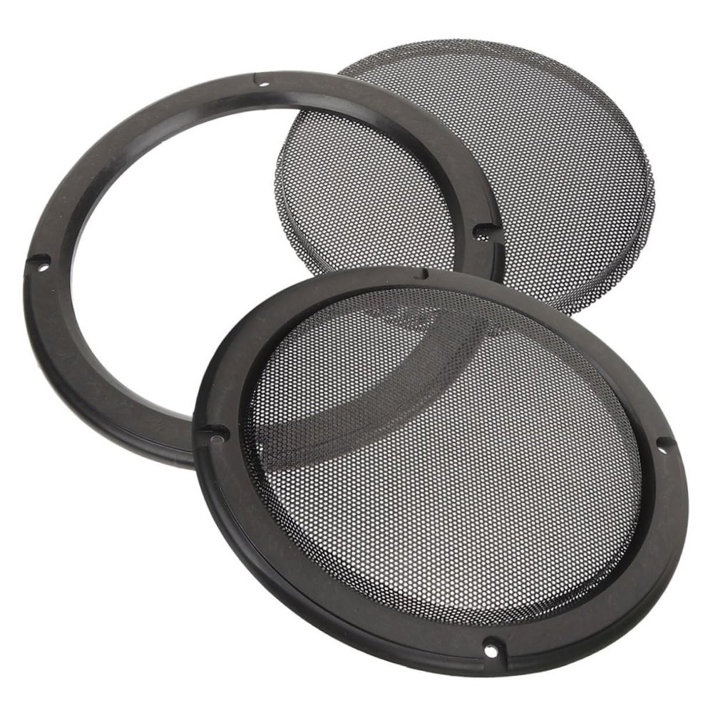 GLEAVI 2pcs Subwoofer Grill Covers Speaker Grille Guard for Vehicle Speaker Grill Mesh Cover Stylish Decoration