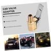 GAROZATION Car Tire Air Chuck Inflator Pump Valve Connector Clip Adapter Auto Tyre Wheel Part Lever Plug Accessory Quick Adapter Kit view 2