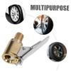 GAROZATION Car Tire Air Chuck Inflator Pump Valve Connector Clip Adapter Auto Tyre Wheel Part Lever Plug Accessory Quick Adapter Kit view 4