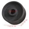 Baoblaze Front Wheel Metal Caster Repair Parts Replacement with 20mm Hole for 3T Horizontal Floor Jacks Sturdy Easily Install, 90mm view 3