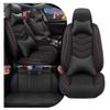 CTDS Car Seat Covers for Chevy Silverado 1500 2000-2026, Stylish Sport Seat Cover, Premium Nappa Leather Car Seat Cover. Automobile Seat Covers Sets.(Luxury 5 Seats/Black) view 1