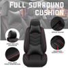 CTDS Car Seat Covers for Chevy Silverado 1500 2000-2026, Stylish Sport Seat Cover, Premium Nappa Leather Car Seat Cover. Automobile Seat Covers Sets.(Luxury 5 Seats/Black) view 2