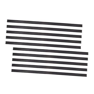 Vaguelly 10pcs Boneless Wiper Strip Windshield Wiper Refill Rain Car Seal Inserts Squeegee Small s Replacement Windscreen Strips Window Rubber Black
