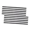 Vaguelly 10pcs Boneless Wiper Strip Windshield Wiper Refill Rain Car Seal Inserts Squeegee Small s Replacement Windscreen Strips Window Rubber Black view 1