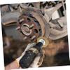 Cabilock 2pcs Stainless Brush Wheel Set Wheel Hub Rust Remover Tool Wire Brush Attachment view 4