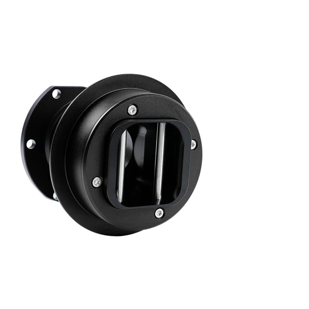 QOPIUYTRE Steering Wheel hub Replacement QR2 and QR2 Pro Wheel-Sides Quick Release H-ub F-anatec Steering Wheel Accessories Steering Wheel Hubs(Black)
