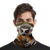QMNRTK Monkey Lemur Cute Balaclava UV Protection Face Mask Breathable Neck Gaiter Ski Mask for Men Women Headwear Bandana Elastic Face Scarf view 4