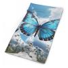 QMNRTK Blue Butterfly And Clouds Balaclava UV Protection Face Mask Breathable Neck Gaiter Ski Mask for Men Women Headwear Bandana Elastic Face Scarf view 3