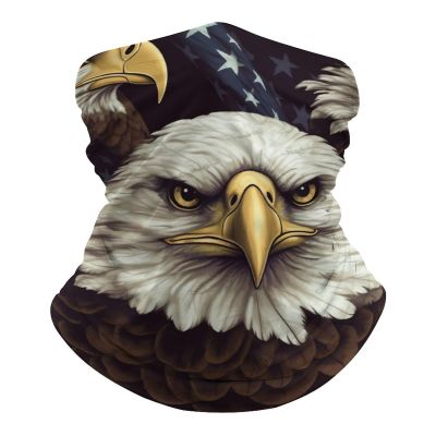 QMNRTK Bald Eagle Balaclava UV Protection Face Mask Breathable Neck Gaiter Ski Mask for Men Women Headwear Bandana Elastic Face Scarf