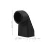 Hemobllo Camper Door Handle Bracket Safe Grab Handle for Rvs and Motor Homes Installation Versatile Use As Door Pull and Handrail Black Design view 2
