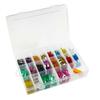 POPETPOP 220pcs One Car Fuse Set Mixed Plastic Clips Standard and Fuses and Plastic Suitable for Multiple Applications view 1