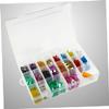 POPETPOP 220pcs One Car Fuse Set Mixed Plastic Clips Standard and Fuses and Plastic Suitable for Multiple Applications view 4