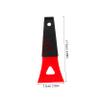 Unomor 2pcs Compact Ice Scraper Mini Windshield Scraper for Car and Home Use Efficiently Removes Ice Snow and Grease Lightweight and Portable Design Vibrant Colors view 2