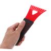 Unomor 2pcs Compact Ice Scraper Mini Windshield Scraper for Car and Home Use Efficiently Removes Ice Snow and Grease Lightweight and Portable Design Vibrant Colors view 3