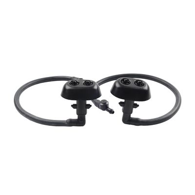 SIKUAI Windshield Wiper Nozzles Headlight Washer Nozzle 1 Pair For Discovery 4 2010-13 ABS+Rubber Left& Right