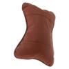 STOBAZA Car Neck Pillow Reversible Design Stylish Supportive Automotive Headrest Cushion for Comfortable Travel Compatible Car Seats Brown view 1
