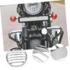 Plastic Mesh Guard Motorcycle Headlight Grill Cover view 3