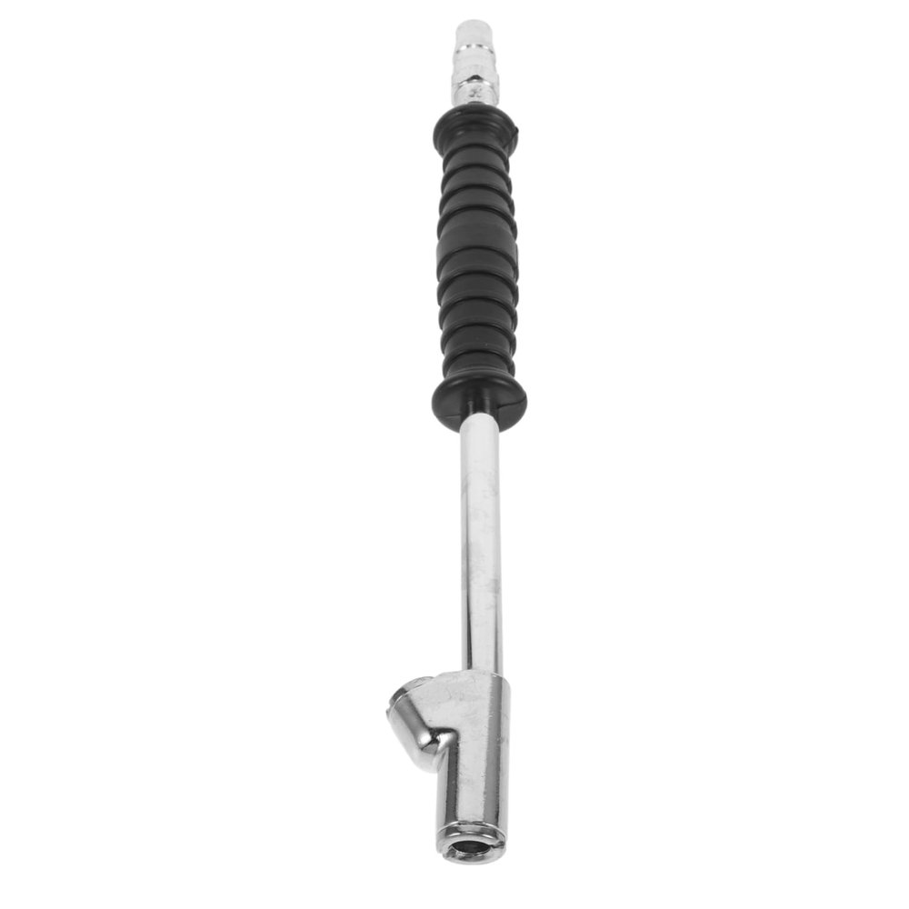 Zerodeko Tire Air Compressor Compatible Metal Inflatable Pole Long Reach Valve Chuck Easy Access for Car Motorcycle Rv Tires