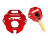 CNC Key Cover Compatible with CB650R CBR650R CB500X CB500F CBR1000RR CBR600RR Motorcycle Key Cover Case Shell CBR CB 650R 500X(Blue) view 2