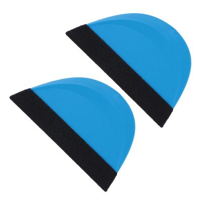 UPKOCH 2pcs Semicircular Plastic Squeegee Tool for Car Vinyl Film Application Lightweight Auto Scraper for Window Tinting and Wallpaper Smoothing Ergonomic Design for Easy Handling