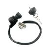 Ignition Lock Key Replacement For Hisun HS ATV500 400 500 550 700 750 800 1000 HS500ATV HS700ATV ATV Quad Tactic 37200-107-0100 Compatible Parts view 1