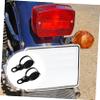 MUELODSIC 2pcs Motorcycle Turn Signal Mounting Bracket Corrosion-resistant Led Signal Lights Accessory for Bike view 3