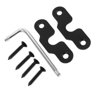 MUCKLILY Heavy Duty Sun Visor Repair Kit 1 Set with Aluminum Alloy Clips Compatible with Jeep Sun Visor Replacement and Fixing for Driver Side