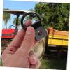 MAGICLULU 4pcs Hook Accessories Ring Hooks Tie Downs Tie Down Anchors for Trailer Utility Trailer Accessories Tied Down Truck Bed Tie Down Anchors Trailer Tie Down Anchor Black Iron view 4
